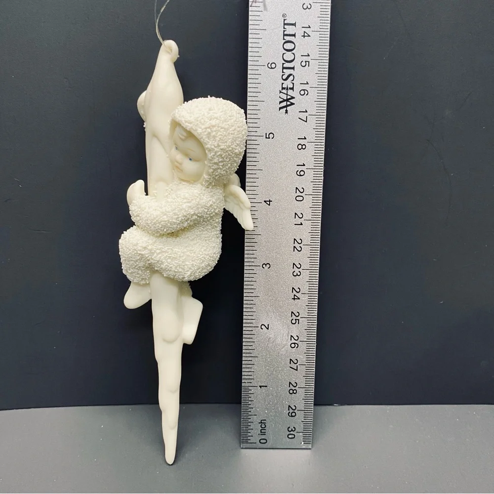 Department 56 Snowbabies Ornament Wee this is fun Icicle 6847-0 Original Box